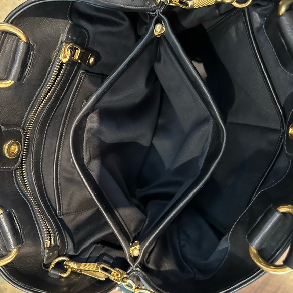 Miu Miu gold and silver studded shoulder bag - Picture 6 of 9